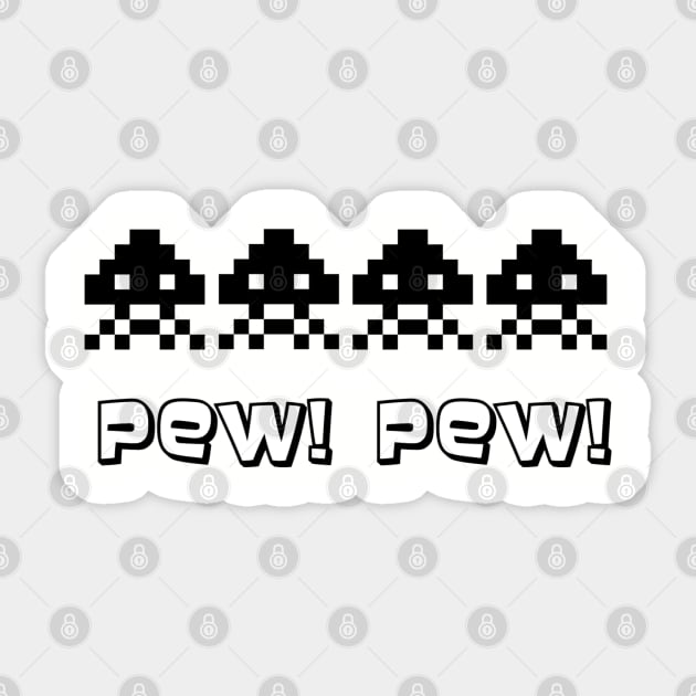 Pew Pew Sticker by BSquared